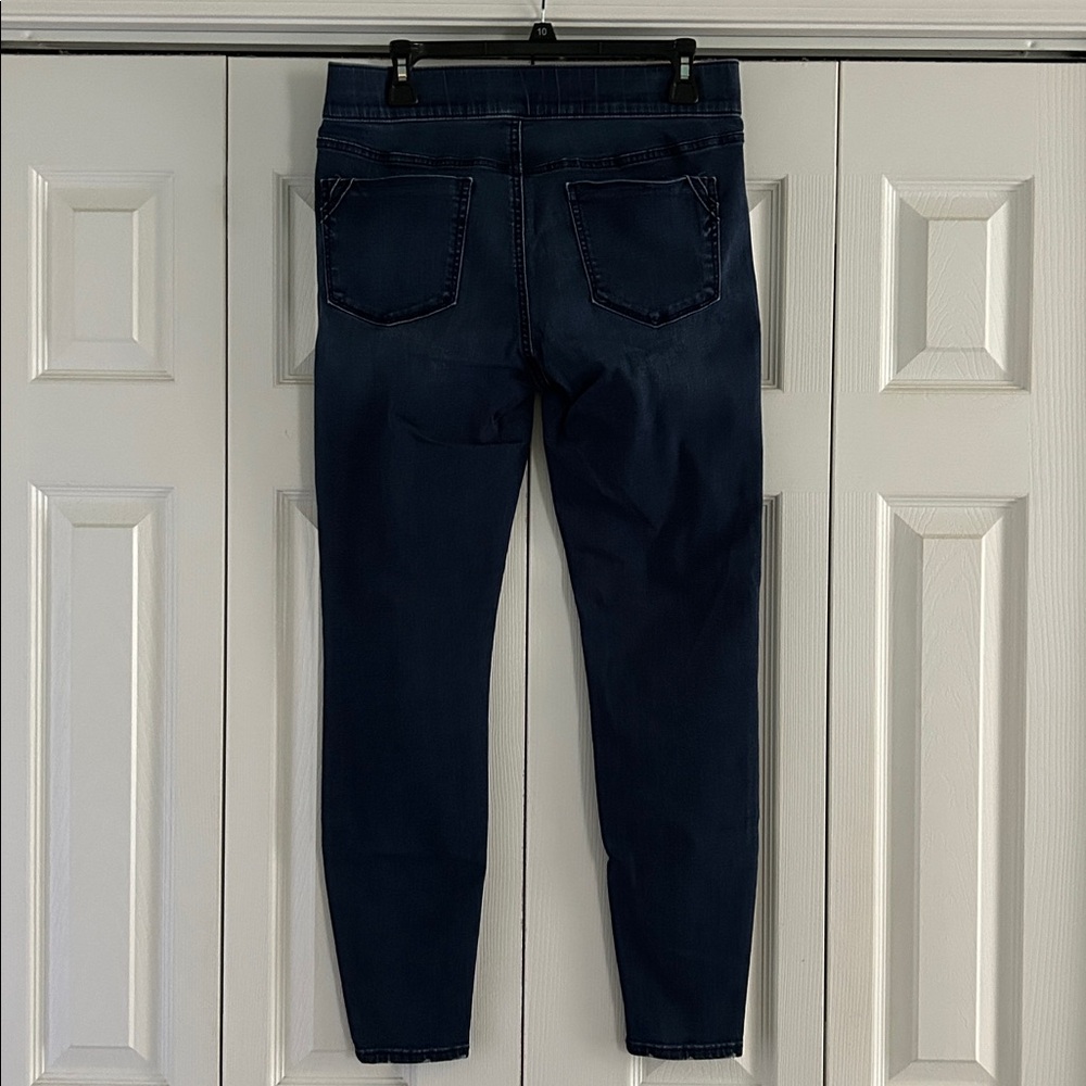 Women's Dark Blue Jeans, stretchy, EUC